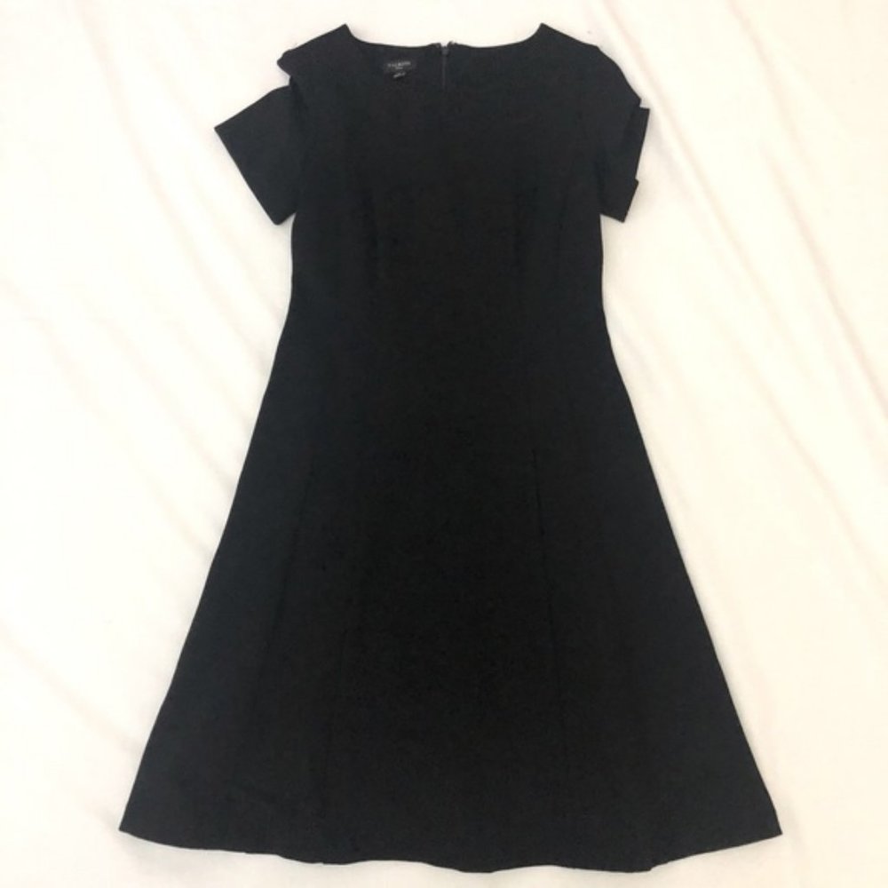 Talbots Petite Black a-line Dress NWOT